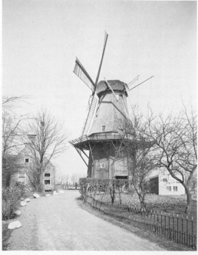 de sarrieshut te Oostwold, foto: boek Groninger molens, 1958